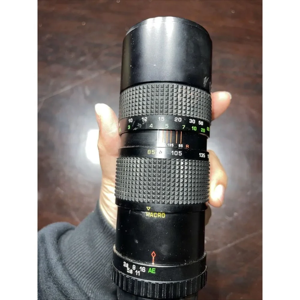 QUANTARAY MC Auto Zoom 85-210mm f/4.5 Macro Camera Lens With UV Lens‎